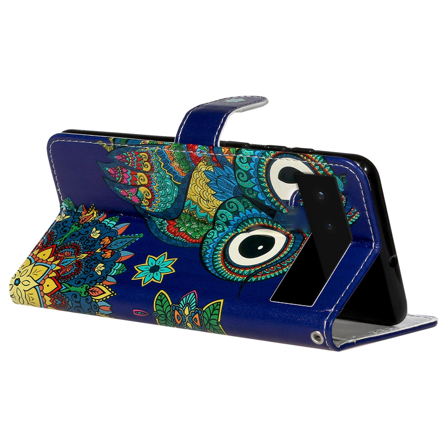 For Google Pixel 6 Pattern Printing Leather Wallet Flip Case Stand Protective Phone Cover