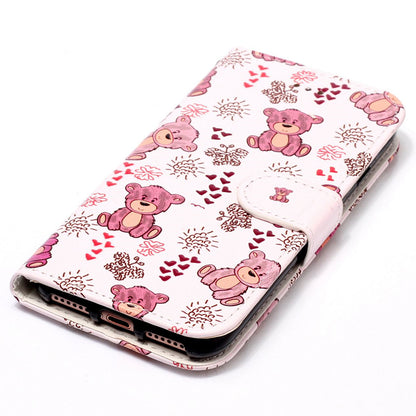 For Google Pixel 6 Pattern Printing Leather Wallet Flip Case Stand Protective Phone Cover