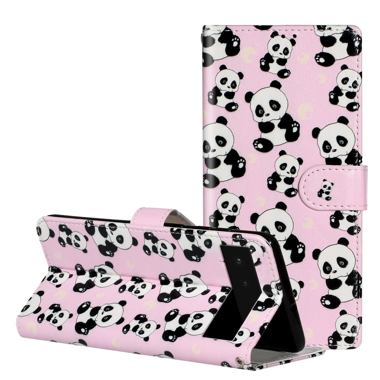 For Google Pixel 6 Pattern Printing Leather Wallet Flip Case Stand Protective Phone Cover