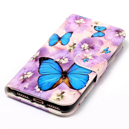 For Google Pixel 6 Pattern Printing Leather Wallet Flip Case Stand Protective Phone Cover