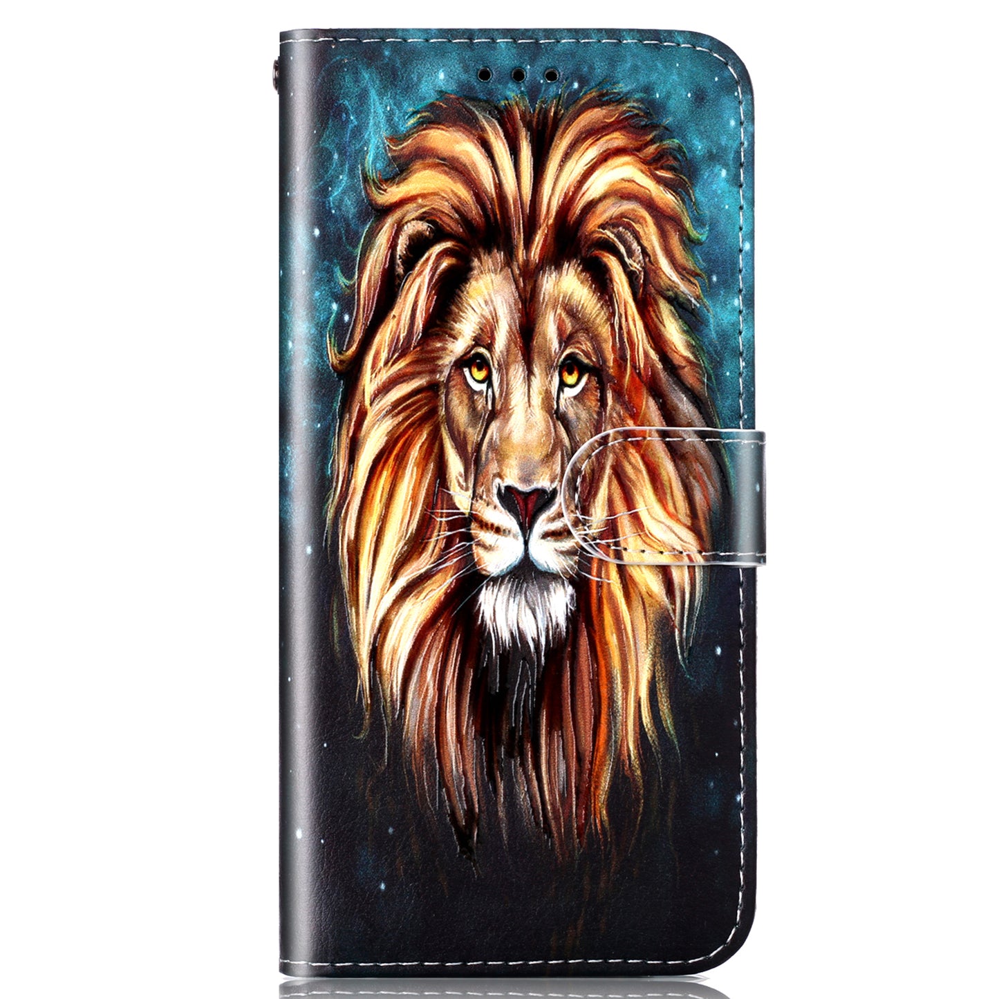 For Google Pixel 6a Pattern Printing PU Leather Phone Case Stand Flip Wallet Cover with Strap