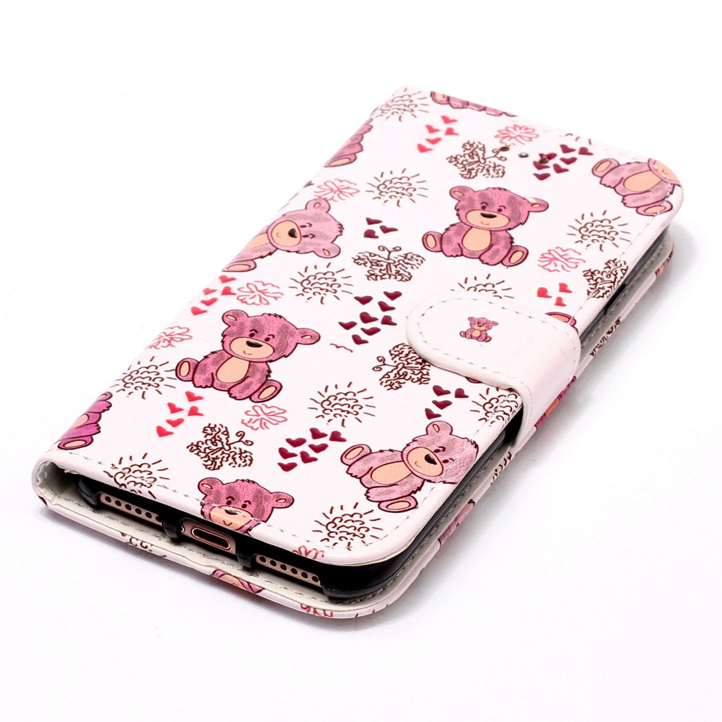 For Google Pixel 6a Pattern Printing PU Leather Phone Case Stand Flip Wallet Cover with Strap
