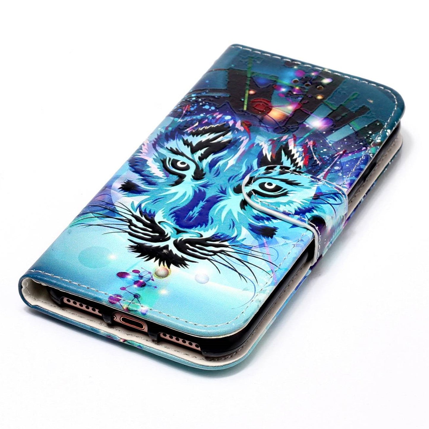 For Google Pixel 6a Pattern Printing PU Leather Phone Case Stand Flip Wallet Cover with Strap