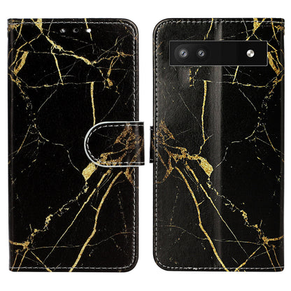 Wallet Phone Case for Google Pixel 7a Anti-Drop Shockproof Case Pattern Printing Leather Flip Cover