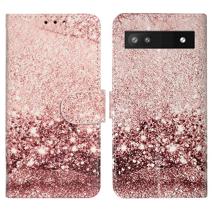 Wallet Phone Case for Google Pixel 7a Anti-Drop Shockproof Case Pattern Printing Leather Flip Cover