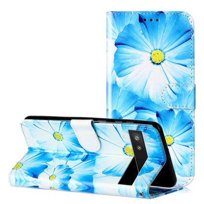 Wallet Phone Case for Google Pixel 7a Anti-Drop Shockproof Case Pattern Printing Leather Flip Cover