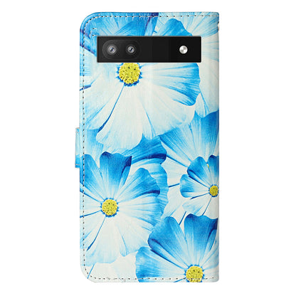 Wallet Phone Case for Google Pixel 7a Anti-Drop Shockproof Case Pattern Printing Leather Flip Cover