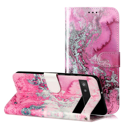 Wallet Phone Case for Google Pixel 7a Anti-Drop Shockproof Case Pattern Printing Leather Flip Cover