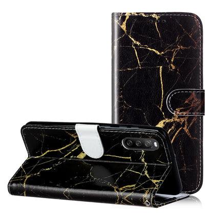 Wallet Phone Case for Sony Xperia 10 V Scratch-Proof Phone Shell Pattern Printing Leather Cover