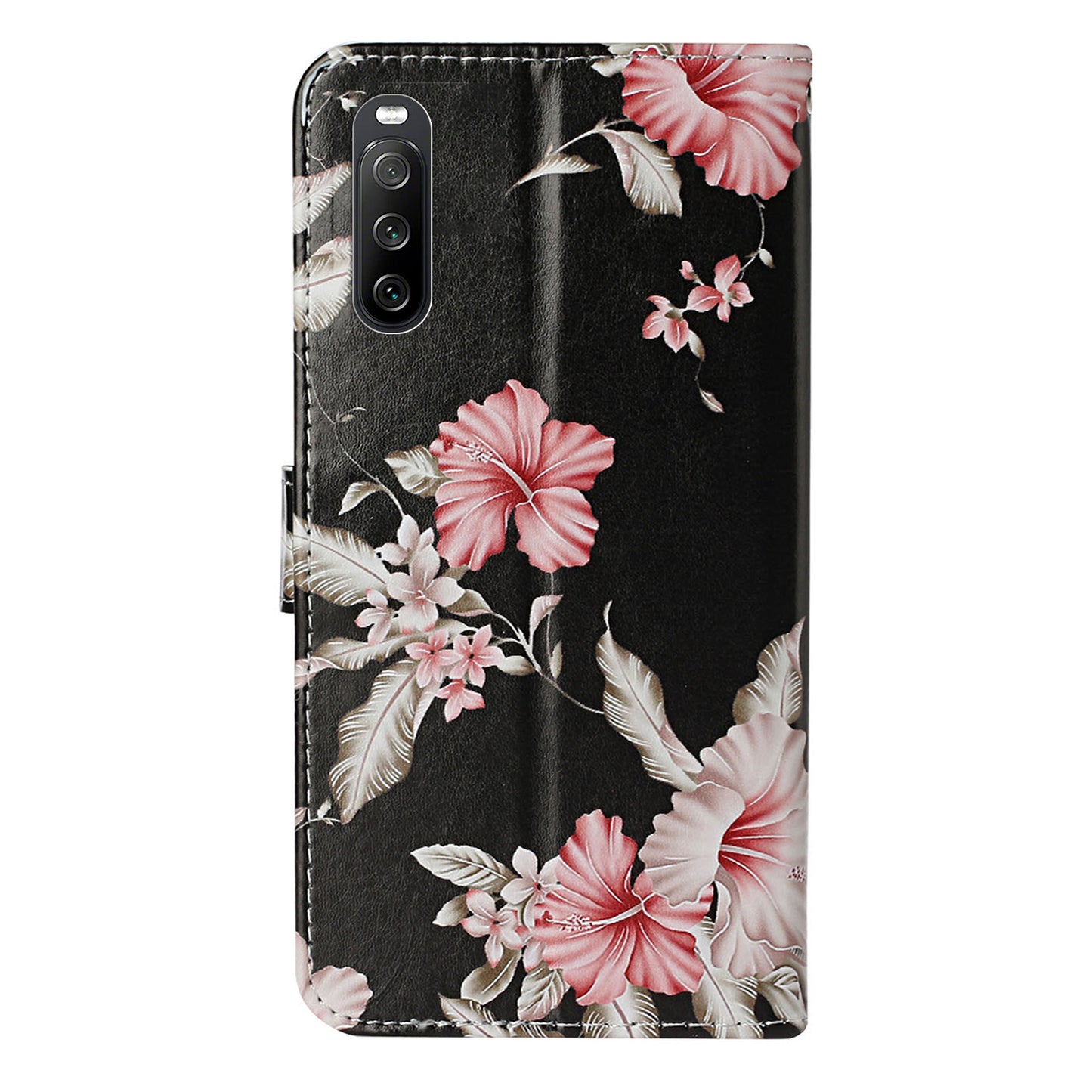 Wallet Phone Case for Sony Xperia 10 V Scratch-Proof Phone Shell Pattern Printing Leather Cover