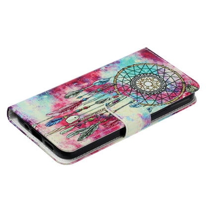 Wallet Phone Case for Sony Xperia 10 V Scratch-Proof Phone Shell Pattern Printing Leather Cover