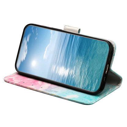 Wallet Phone Case for Sony Xperia 10 V Scratch-Proof Phone Shell Pattern Printing Leather Cover