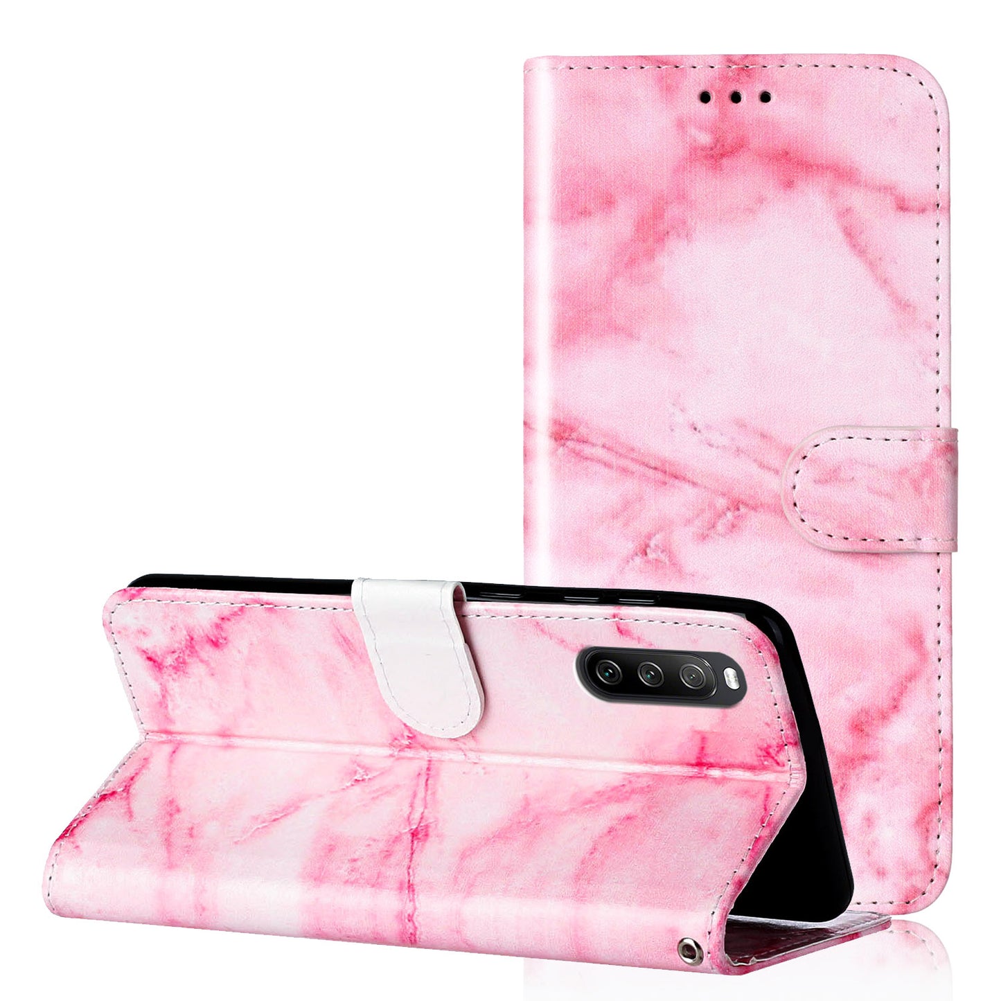Wallet Phone Case for Sony Xperia 10 V Scratch-Proof Phone Shell Pattern Printing Leather Cover