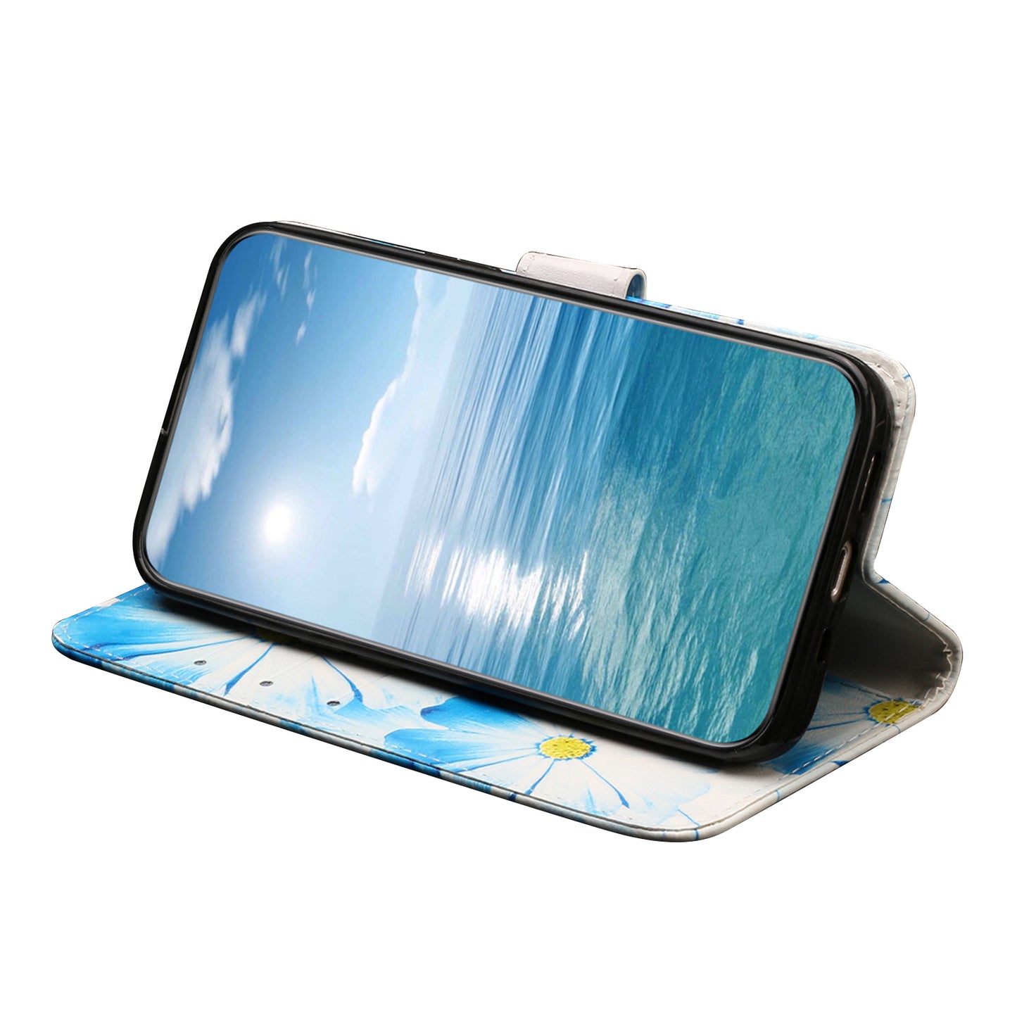 Wallet Phone Case for Sony Xperia 10 V Scratch-Proof Phone Shell Pattern Printing Leather Cover