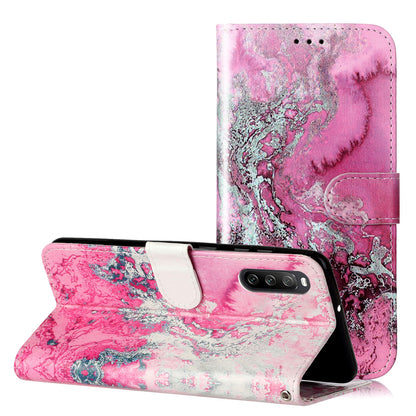 Wallet Phone Case for Sony Xperia 10 V Scratch-Proof Phone Shell Pattern Printing Leather Cover