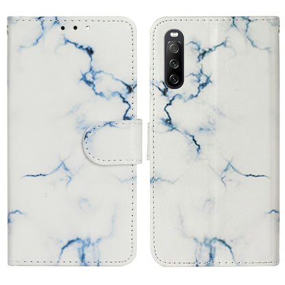 Wallet Phone Case for Sony Xperia 10 V Scratch-Proof Phone Shell Pattern Printing Leather Cover