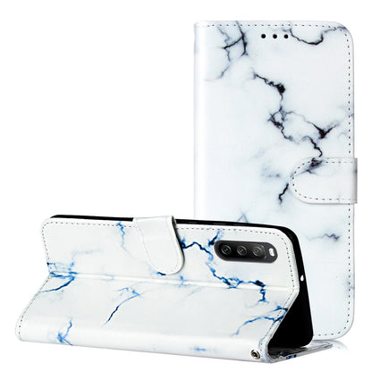 Wallet Phone Case for Sony Xperia 10 V Scratch-Proof Phone Shell Pattern Printing Leather Cover