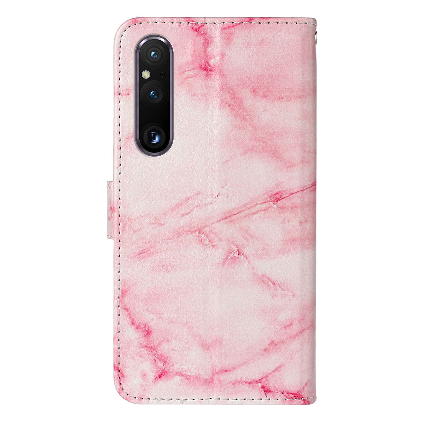 Pattern Printing Phone Case for Sony Xperia 1 V Anti-Fall Wallet Leather Cover with Stand