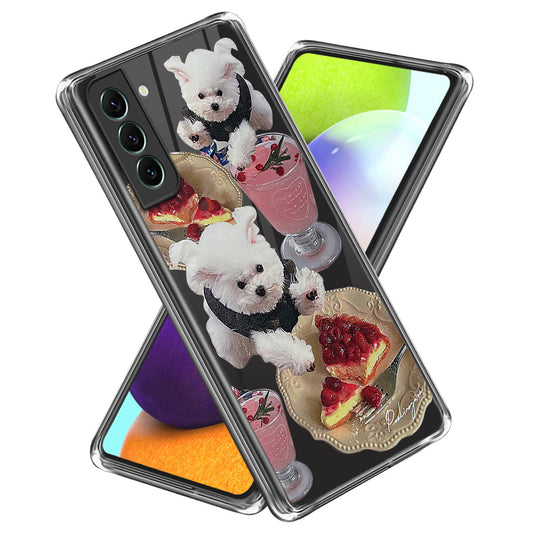 For Samsung Galaxy S23 Soft TPU Pattern Printing Phone Case Anti-scratch Slim Phone Cover