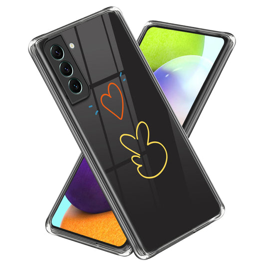 For Samsung Galaxy S23 Soft TPU Pattern Printing Phone Case Anti-scratch Slim Phone Cover