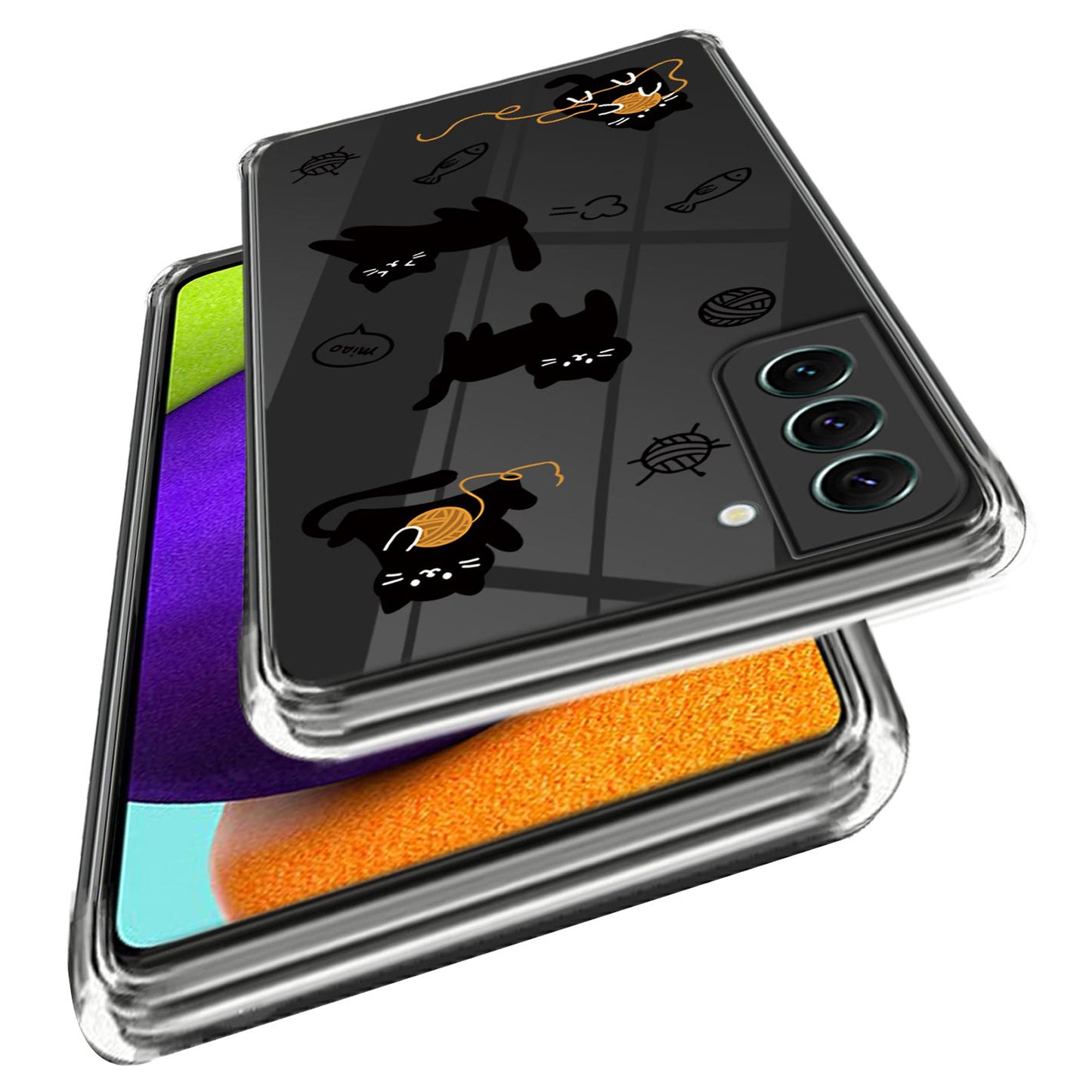 For Samsung Galaxy S23 Soft TPU Pattern Printing Phone Case Anti-scratch Slim Phone Cover