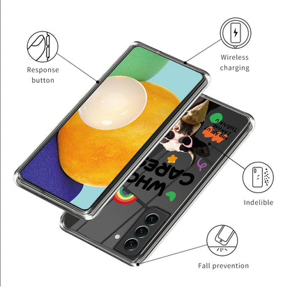 For Samsung Galaxy S23 Soft TPU Pattern Printing Phone Case Anti-scratch Slim Phone Cover