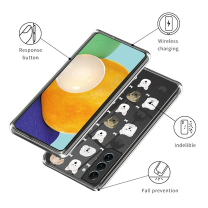 For Samsung Galaxy S23 Soft TPU Pattern Printing Phone Case Anti-scratch Slim Phone Cover