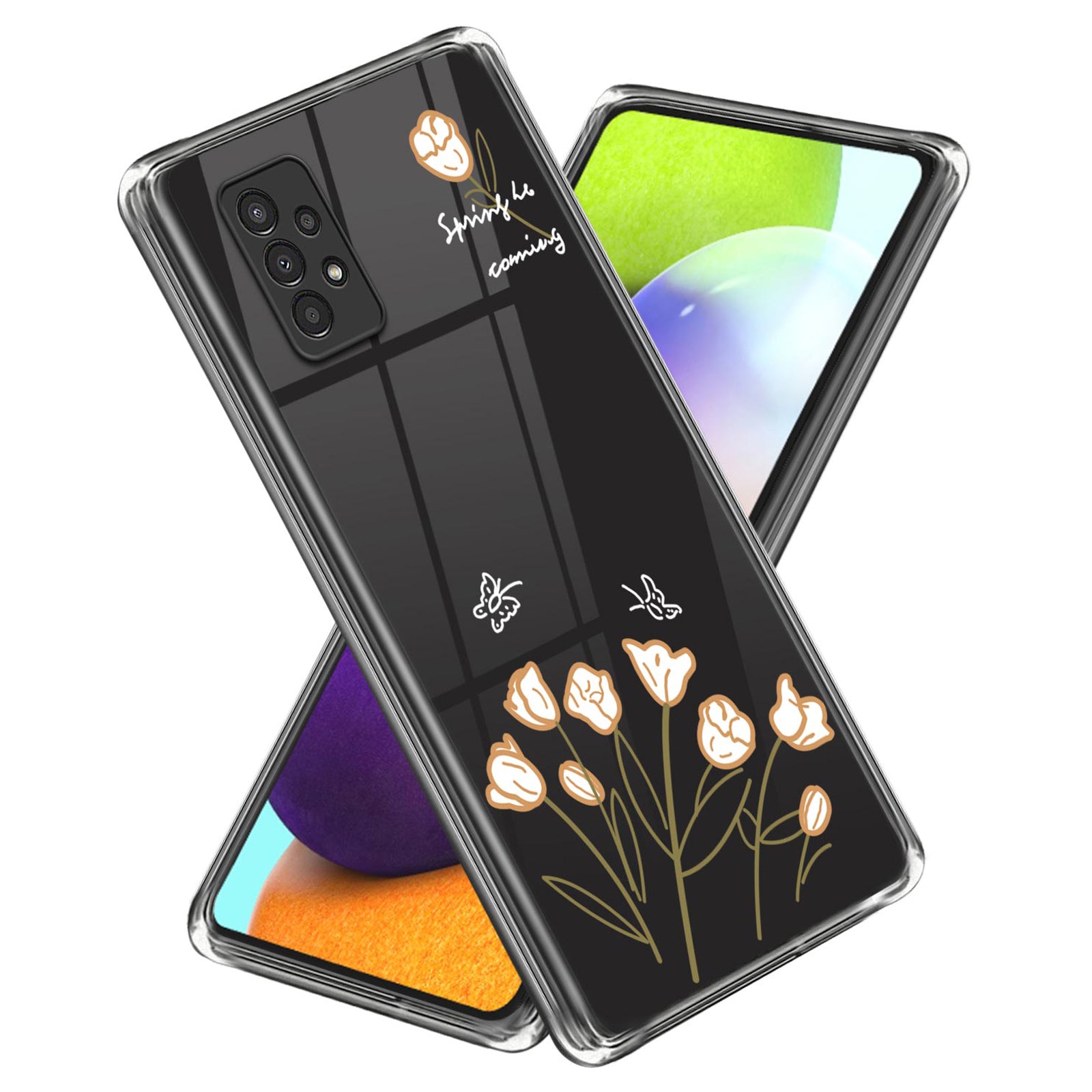 For Samsung Galaxy A13 4G Drop Protection Soft TPU Case Pattern Printing Phone Cover