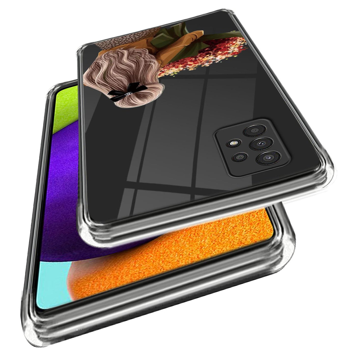 For Samsung Galaxy A13 4G Drop Protection Soft TPU Case Pattern Printing Phone Cover