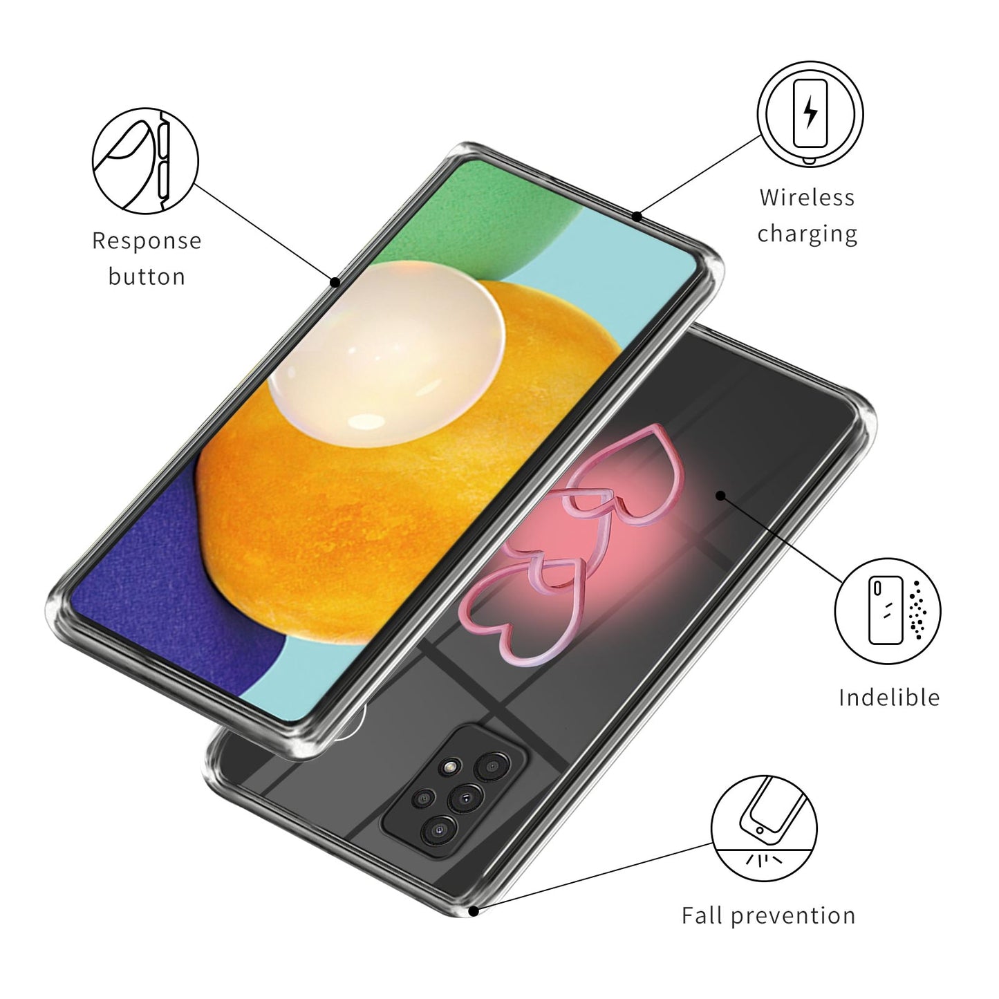 For Samsung Galaxy A13 4G Drop Protection Soft TPU Case Pattern Printing Phone Cover