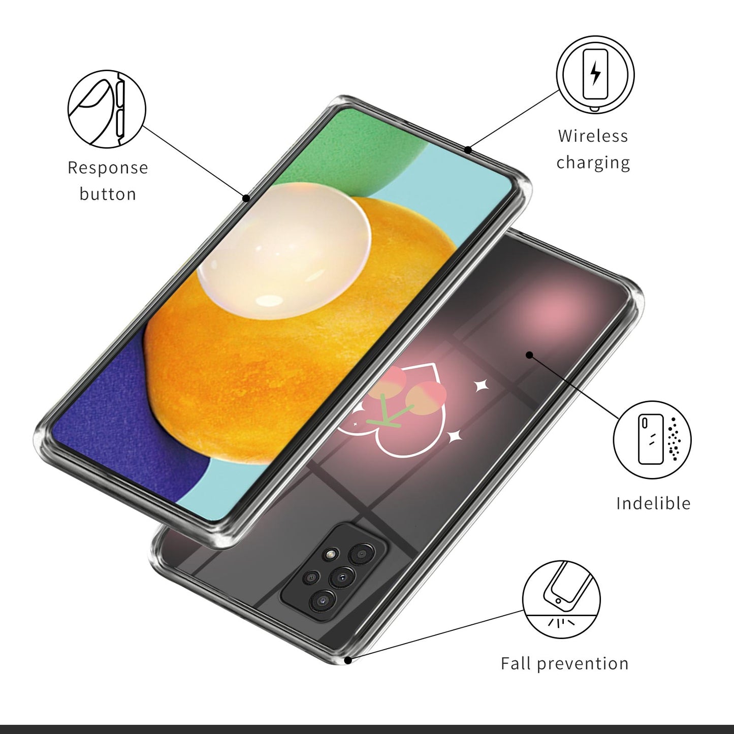 For Samsung Galaxy A13 4G Drop Protection Soft TPU Case Pattern Printing Phone Cover