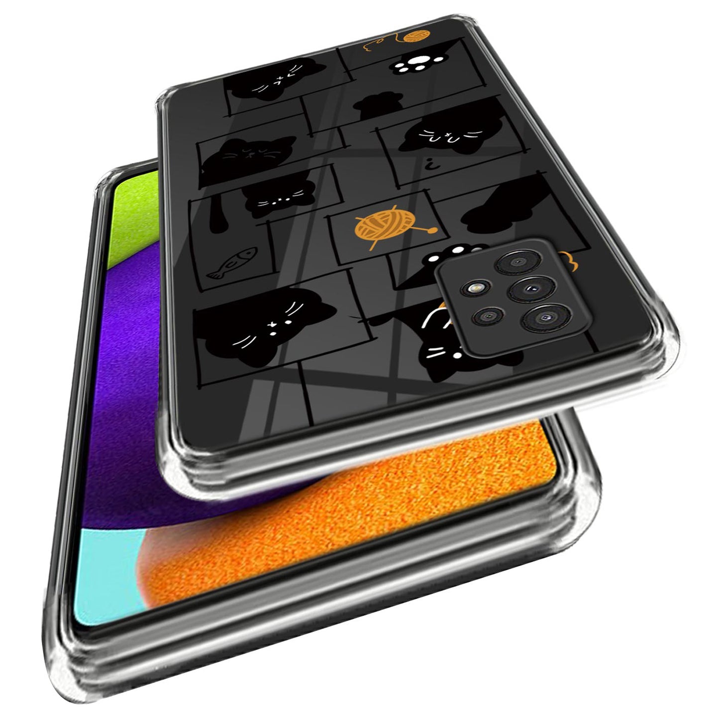 For Samsung Galaxy A13 4G Drop Protection Soft TPU Case Pattern Printing Phone Cover
