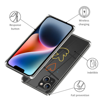 Pattern Printing Phone Case for iPhone 14 , Anti-drop TPU Mobile Phone Cover