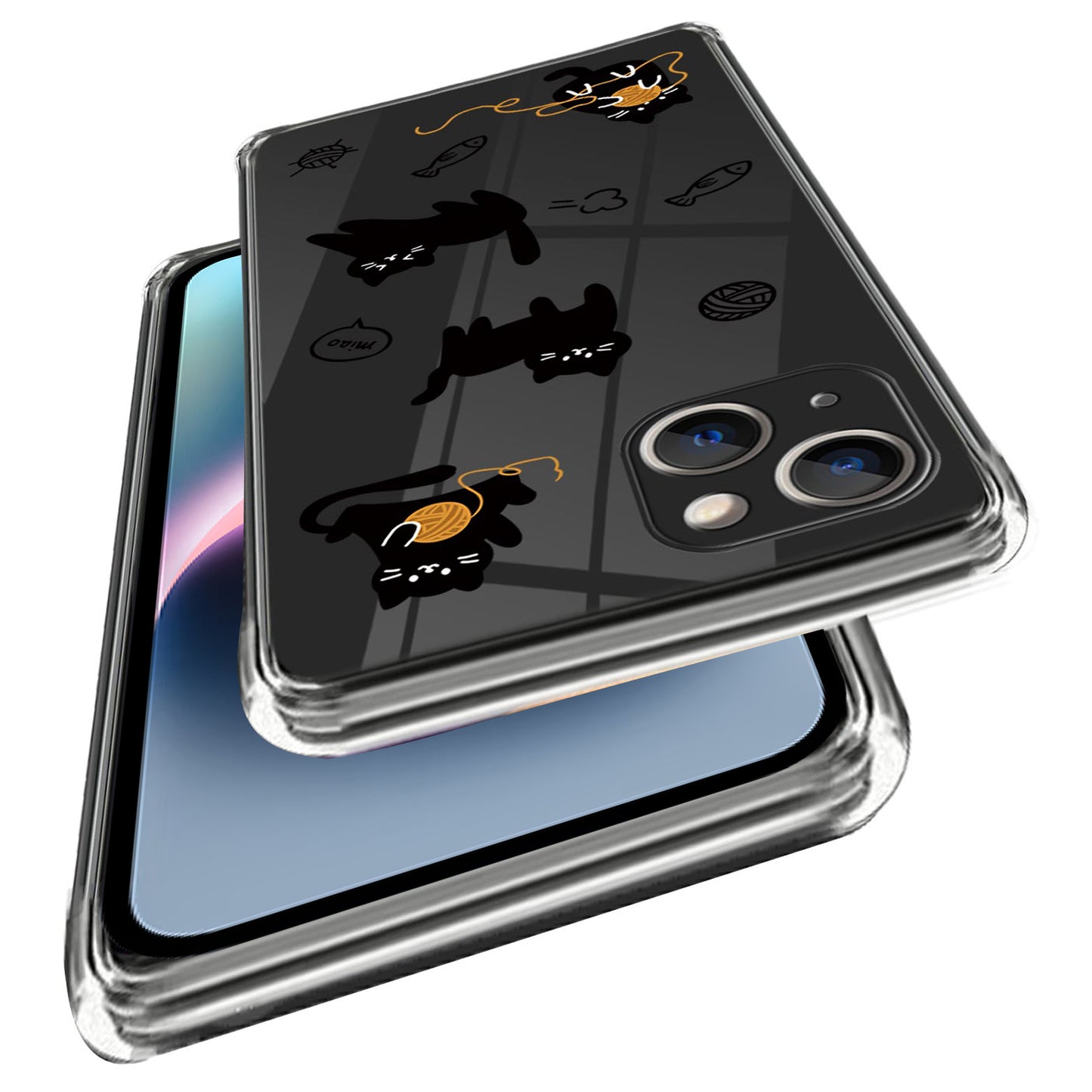Pattern Printing Phone Case for iPhone 14 , Anti-drop TPU Mobile Phone Cover