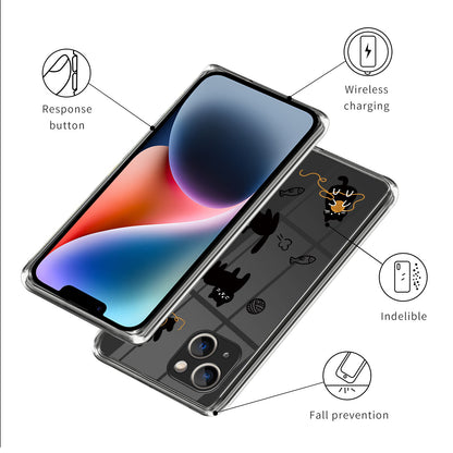 Pattern Printing Phone Case for iPhone 14 , Anti-drop TPU Mobile Phone Cover