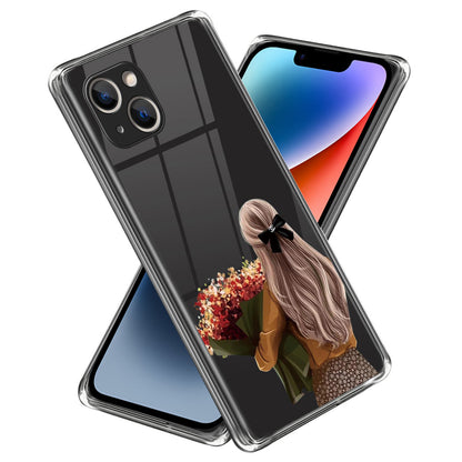 Pattern Printing Phone Case for iPhone 14 , Anti-drop TPU Mobile Phone Cover
