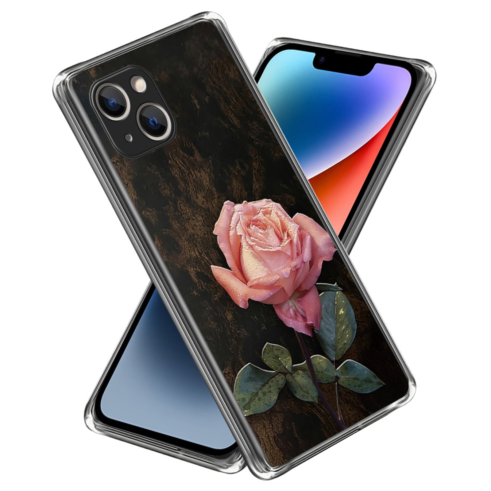 Pattern Printing Phone Case for iPhone 14 , Anti-drop TPU Mobile Phone Cover