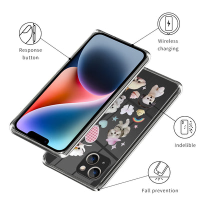 Pattern Printing Phone Case for iPhone 14 , Anti-drop TPU Mobile Phone Cover