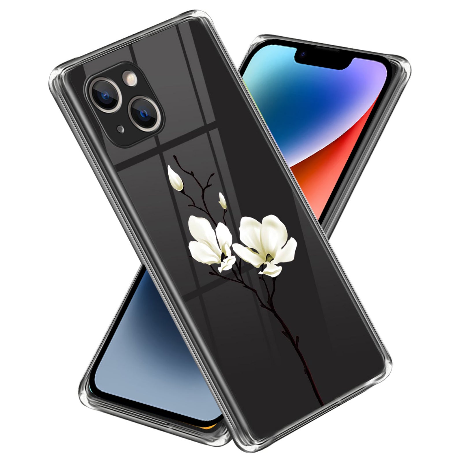 Pattern Printing Phone Case for iPhone 14 , Anti-drop TPU Mobile Phone Cover