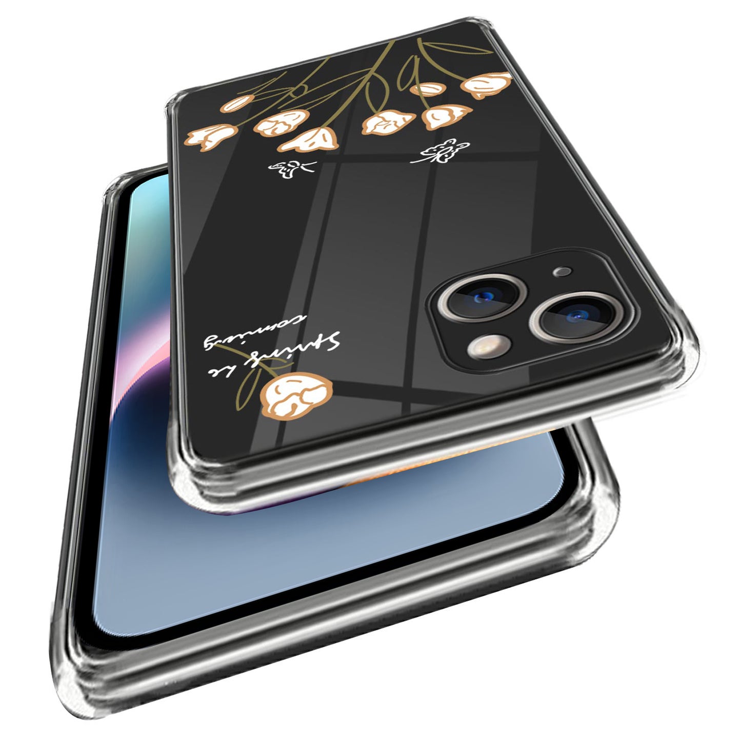 Pattern Printing Phone Case for iPhone 14 , Anti-drop TPU Mobile Phone Cover