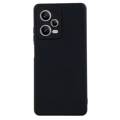 For Xiaomi Redmi Note 12 Pro 5G Straight Edge Design Phone Case Soft TPU Precise Cutout Anti-Scratch Cover