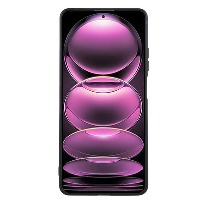 For Xiaomi Redmi Note 12 Pro 5G Straight Edge Design Phone Case Soft TPU Precise Cutout Anti-Scratch Cover