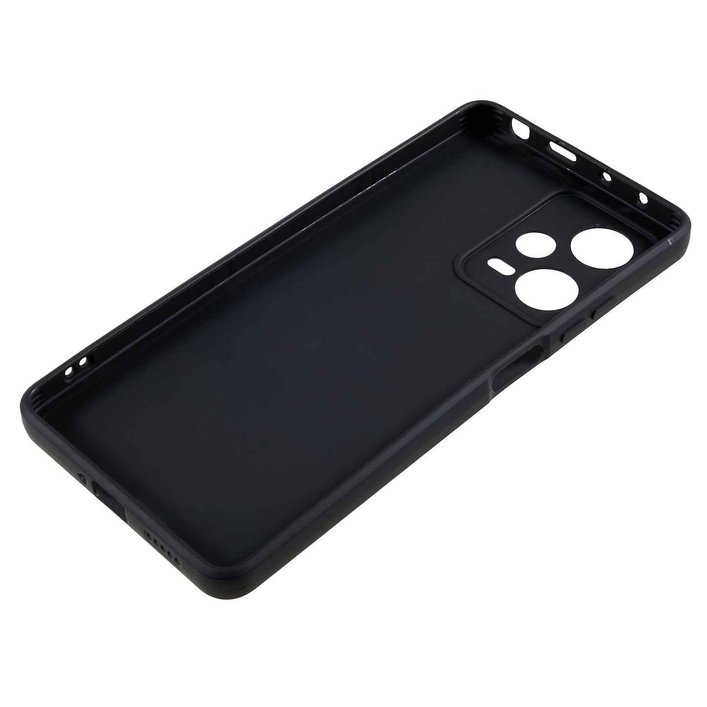 For Xiaomi Redmi Note 12 Pro 5G Straight Edge Design Phone Case Soft TPU Precise Cutout Anti-Scratch Cover