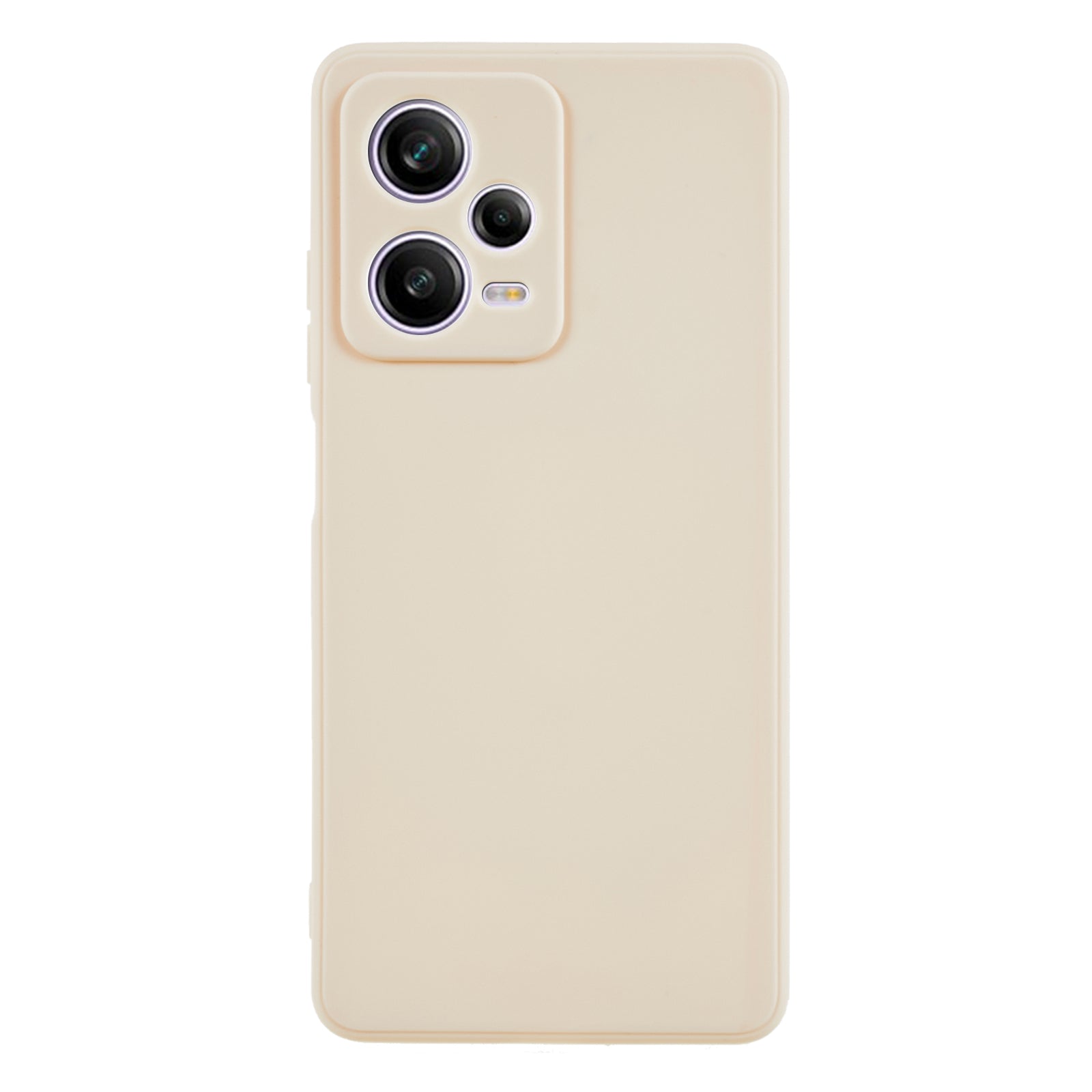 For Xiaomi Redmi Note 12 Pro 5G Straight Edge Design Phone Case Soft TPU Precise Cutout Anti-Scratch Cover