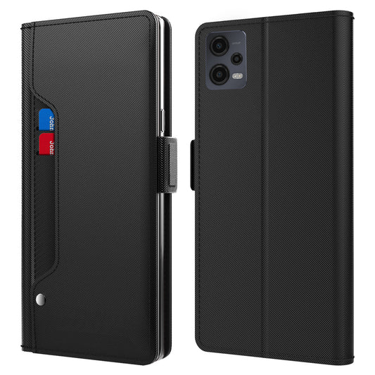 For Xiaomi Redmi Note 12 5G (India) / (China) / (Global) / Poco X5 5G Mirror Phone Case Card Holder Leather Stand Phone Cover