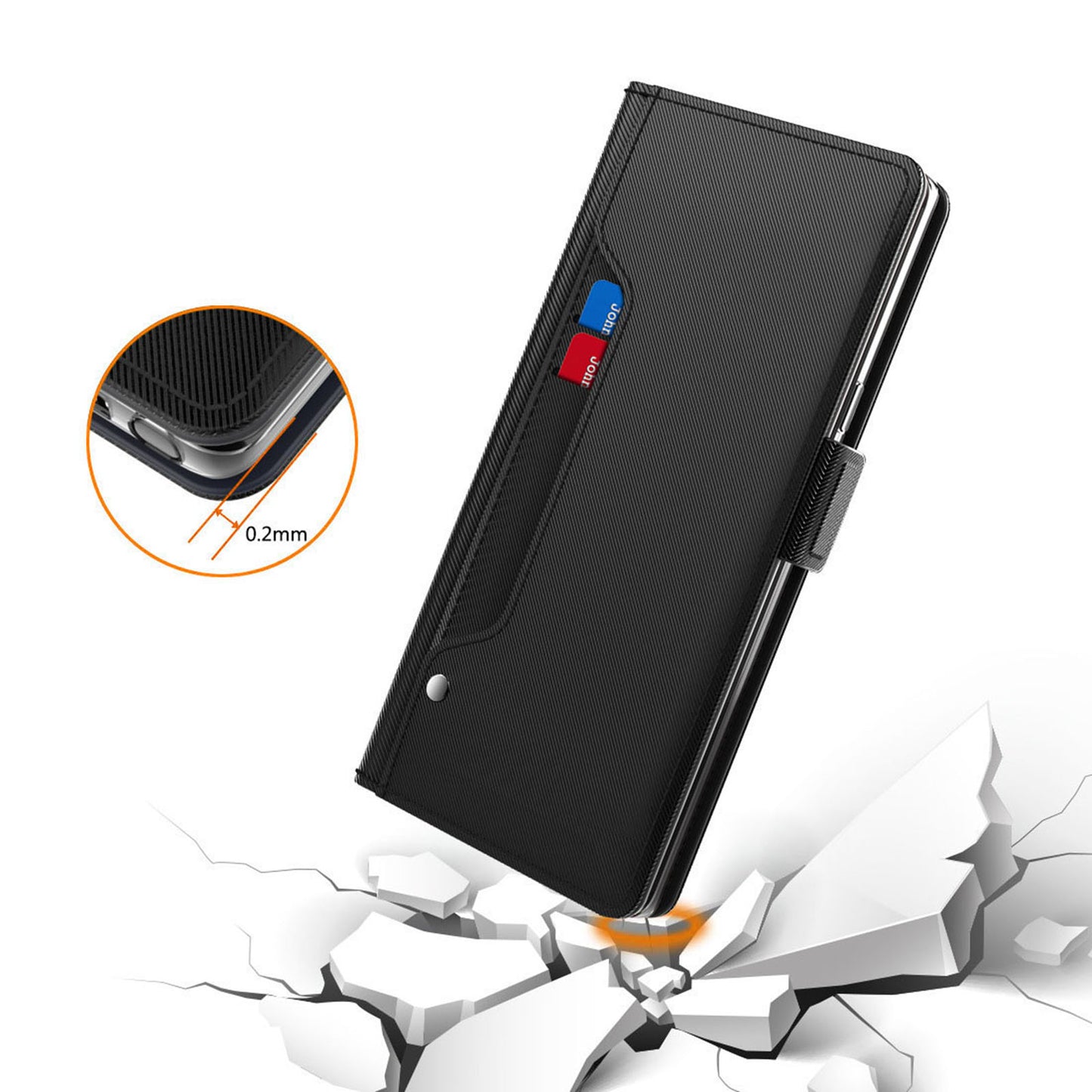 For Xiaomi Redmi Note 12 5G (India) / (China) / (Global) / Poco X5 5G Mirror Phone Case Card Holder Leather Stand Phone Cover