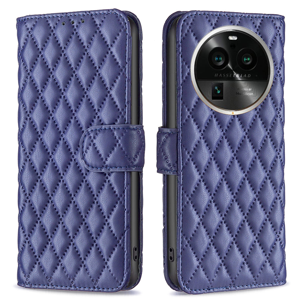 BINFEN COLOR BF Style-14 for Oppo Find X6 Pro PU Leather Phone Case Stand Wallet Phone Cover