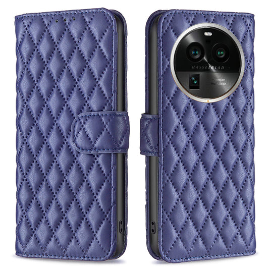 BINFEN COLOR BF Style-14 for Oppo Find X6 Pro PU Leather Phone Case Stand Wallet Phone Cover