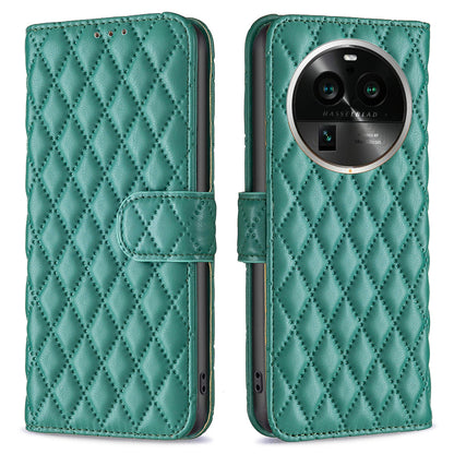 BINFEN COLOR BF Style-14 for Oppo Find X6 Pro PU Leather Phone Case Stand Wallet Phone Cover