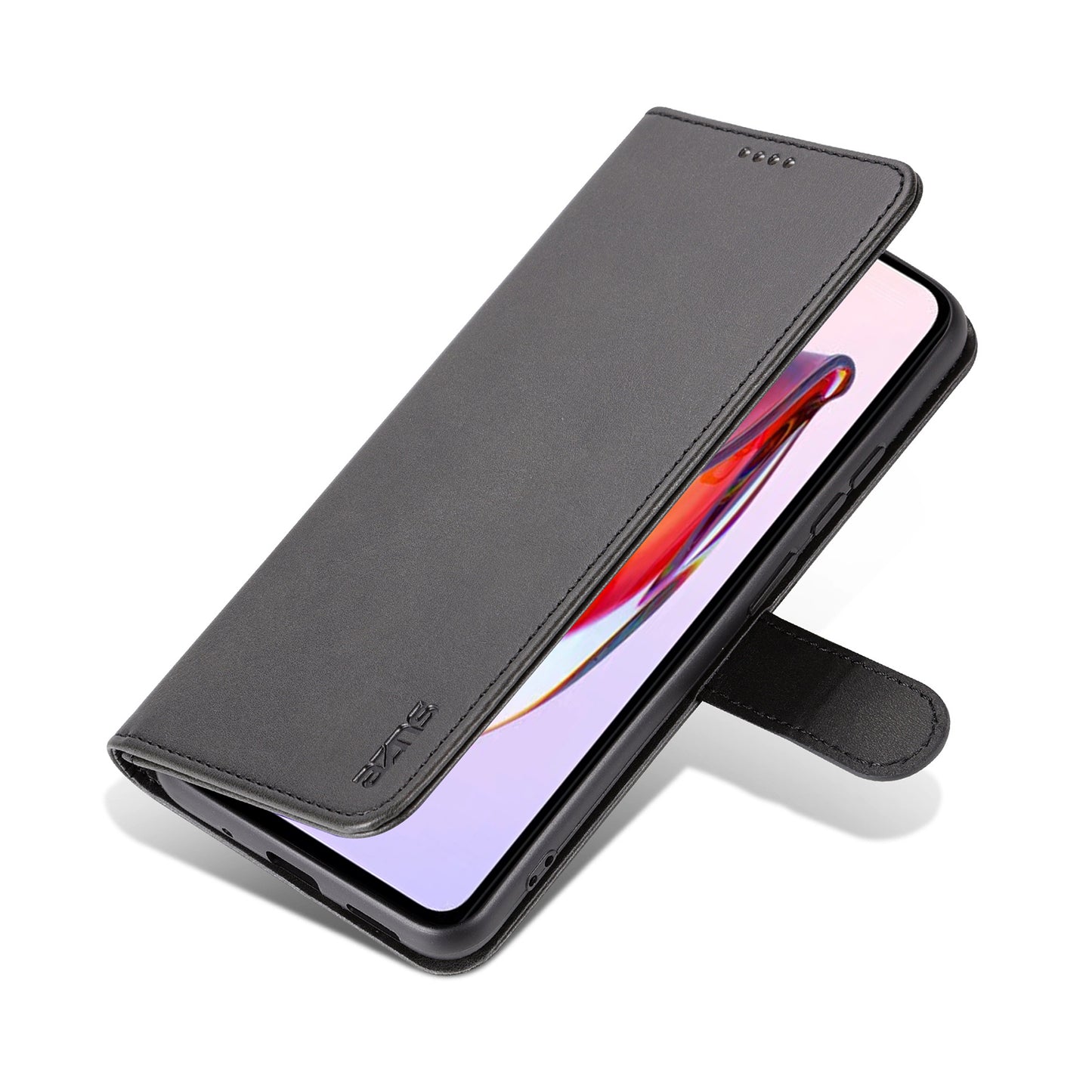 AZNS For Xiaomi Poco C55 4G / Redmi 11A 4G / Redmi 12C 4G Leather Phone Cover Stand Wallet Case